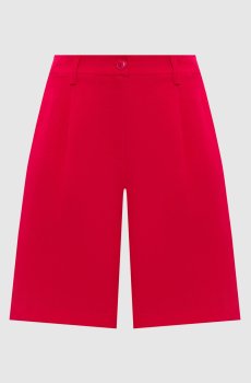 Розовые шорты с льном