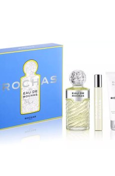Парфюмированный набор женский Rochas Eau De Rochas (туалетная вода, 100 мл + туалетная вода, 20 мл + лосьон для тела, 100 мл)