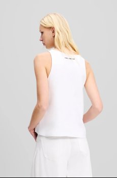 Хлопковый топ Karl Lagerfeld