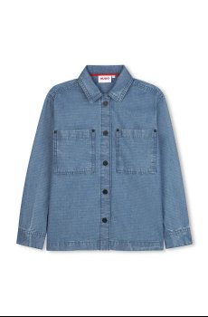 Детская джинсовая рубашка HUGO