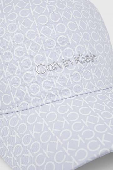 Хлопковая кепка Calvin Klein узор Хлопковая кепка Calvin Klein узор