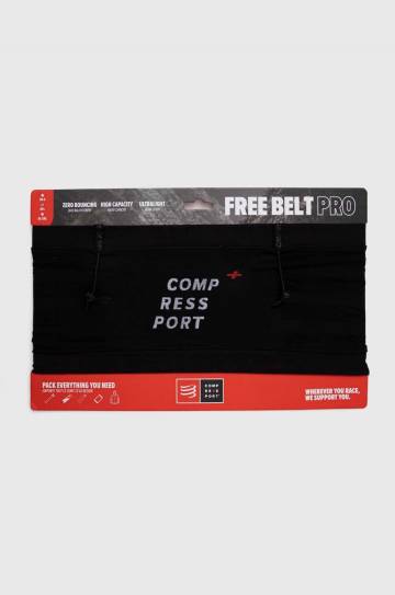 Пояс для бега Compressport Free Belt Pro цвет чёрный CU00011B Пояс для бега Compressport Free Belt Pro цвет чёрный CU00011B