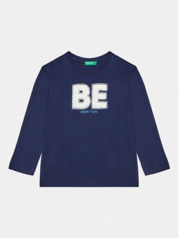 United Colors Of Benetton Блузка 3ATNG10B9 Cиній Regular Fit United Colors Of Benetton Блузка 3ATNG10B9 Cиній Regular Fit