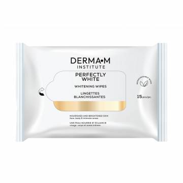 Отбеливающие салфетки для лица Derma M Institute Whitening Wipes, 15 шт Отбеливающие салфетки для лица Derma M Institute Whitening Wipes, 15 шт