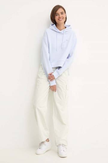 Хлопковые брюки Calvin Klein Jeans цвет белый прямые высокая посадка J20J223116