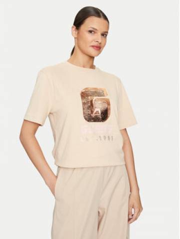 Guess Футболка Ines V4YI07 I3Z14 Бежевий Regular Fit Guess Футболка Ines V4YI07 I3Z14 Бежевий Regular Fit