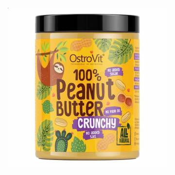 Арахисовое масло OstroVit 100% Peanut Butter Crunchy, 1 кг Арахисовое масло OstroVit 100% Peanut Butter Crunchy, 1 кг