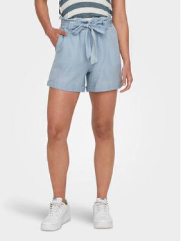 ONLY Шорти з тканини Bea 15255715 Блакитний Regular Fit ONLY Шорти з тканини Bea 15255715 Блакитний Regular Fit