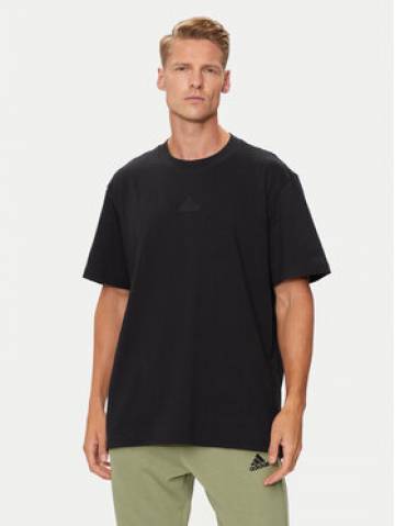 adidas Футболка Brand Love IW3539 Чорний Loose Fit adidas Футболка Brand Love IW3539 Чорний Loose Fit