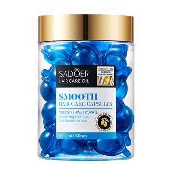 Капсулы для разглаживания волос Sadoer Argan Oil Smooth Hair Care Capsules с аргановым и оливковым маслами, 30*1 мл Капсулы для разглаживания волос Sadoer Argan Oil Smooth Hair Care Capsules с аргановым и оливковым маслами, 30*1 мл