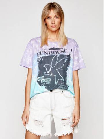 One Teaspoon Футболка Fun House Boyfriend Tee 23903 Голубий Boyfriend Fit One Teaspoon Футболка Fun House Boyfriend Tee 23903 Голубий Boyfriend Fit