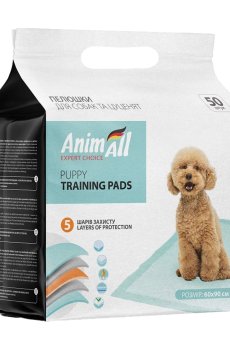 Пеленки для собак AnimAll Puppy Training Pads 60*90 см, 50 шт
