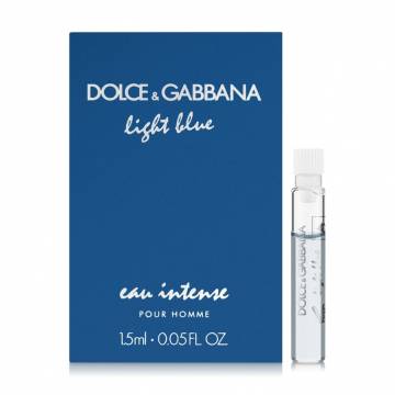Dolce & Gabbana Light Blue Eau Intense Парфюмированная вода мужская, 1.5 мл (пробник) Dolce & Gabbana Light Blue Eau Intense Парфюмированная вода мужская, 1.5 мл (пробник)