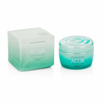 Крем для лица Nature Republic Super Aqua Max Combination Watery Cream увлажняющий, 80 мл Крем для лица Nature Republic Super Aqua Max Combination Watery Cream увлажняющий, 80 мл