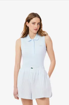 Женское голубое поло Голубой 38 Lacoste PF5445T01