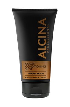 Тонирующий кондиционер для волос Alcina Color Conditioning Shot, Warm Brown, 150 мл