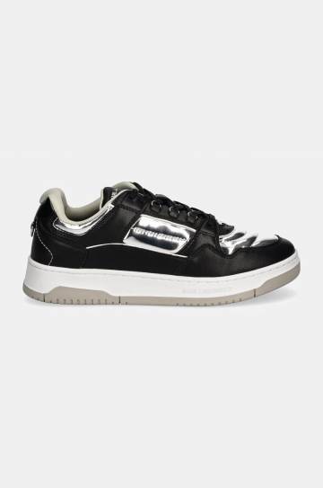 Кожаные кроссовки Karl Lagerfeld KREW цвет чёрный KL53023 Кожаные кроссовки Karl Lagerfeld KREW цвет чёрный KL53023