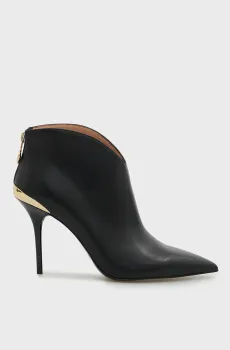 Женские черные кожаные ботильоны Черный 37.5 Love Moschino JA21069G1PIA0000