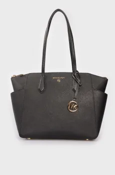 Женская черная кожаная сумка MARILYN Черный ONESIZE Michael Kors 30S2G6AT2L