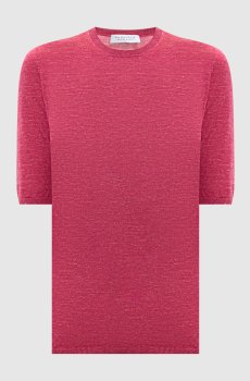 Розовый топ Chryse из кашемира, шелка и конопля