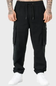 Мужские черные карго Черный XXL Lonsdale 117654