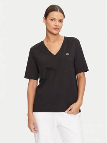 Lacoste Футболка TF7300 Чорний Regular Fit Lacoste Футболка TF7300 Чорний Regular Fit
