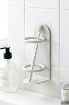 TOOTHBRUSH HOLDER - білий