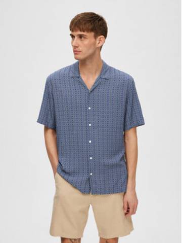 Selected Homme Сорочка 16088360 Голубий Relaxed Fit Selected Homme Сорочка 16088360 Голубий Relaxed Fit