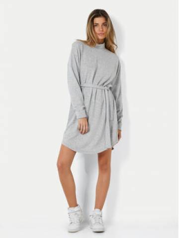 Noisy May Трикотажна сукня City 27013883 Сірий Regular Fit Noisy May Трикотажна сукня City 27013883 Сірий Regular Fit