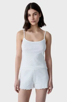 Женские белые шорты POLLIN Белый L Etam 6551060