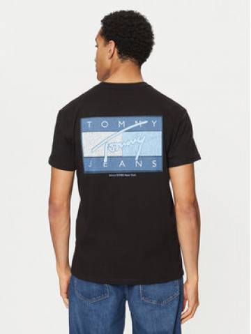 Tommy Jeans Футболка Flag DM0DM21108 Чорний Regular Fit Tommy Jeans Футболка Flag DM0DM21108 Чорний Regular Fit