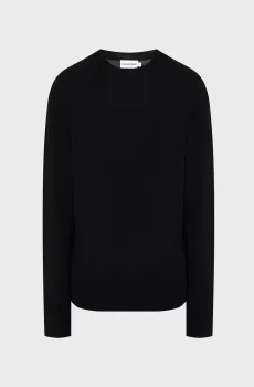 Мужской черный шерстяной джемпер MERINO COMFORT Черный XXL Calvin Klein K10K111478