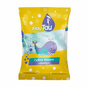 Губка банная Frau Tau Baby, 1 шт