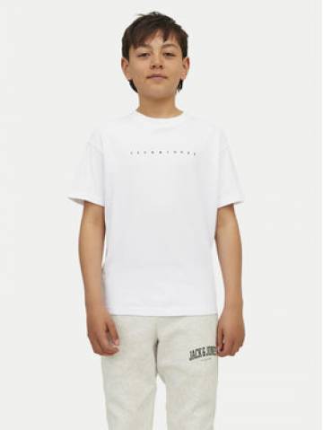 Jack&Jones Junior Футболка Star 12237435 Білий Relaxed Fit Jack&Jones Junior Футболка Star 12237435 Білий Relaxed Fit