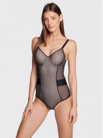 Chantelle Боді Smooth Lines C11N70 Чорний Chantelle Боді Smooth Lines C11N70 Чорний