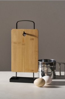 Набір обробних дощок із підставкою 5 pack - бежевий