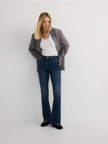 Reserved - Джинси bootcut - темно-синій - YT194-59J Reserved - Джинси bootcut - темно-синій - YT194-59J