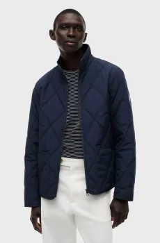 Мужская темно-синяя куртка DIAMOND QUILT Синий M Tommy Hilfiger MW0MW43466