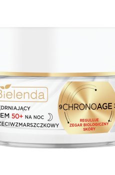 Укрепляющий ночной крем для лица Bielenda Chrono Age 24H против морщин, 50+, 50 мл