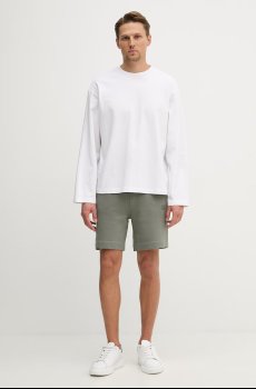 Хлопковые шорты BOSS Orange Sewalk