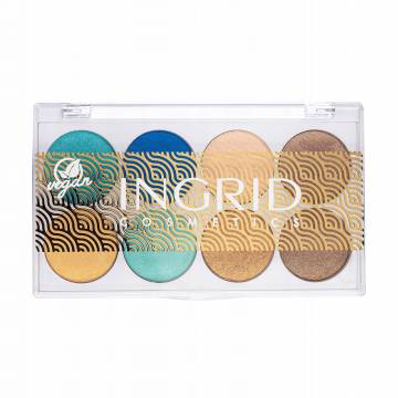 Палетка теней для век Ingrid Cosmetics Bali Eyeshadows Palette Blue Lagoon, 9.5 г Палетка теней для век Ingrid Cosmetics Bali Eyeshadows Palette Blue Lagoon, 9.5 г