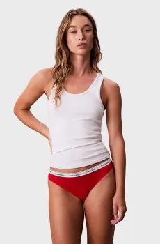 Женские красные трусики BIKINI Красный M Calvin Klein 000QD5044E