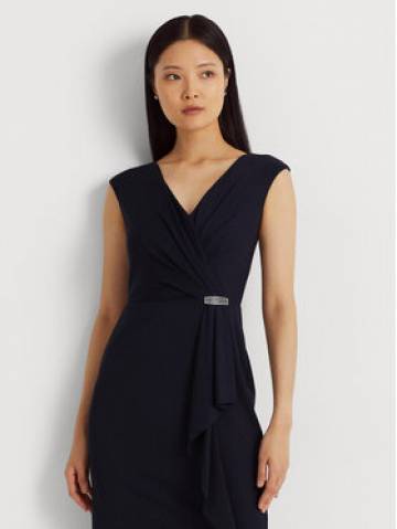 Lauren Ralph Lauren Коктейльна сукня 253906356001 Cиній Regular Fit Lauren Ralph Lauren Коктейльна сукня 253906356001 Cиній Regular Fit