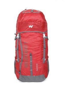 Wildcraft Unisex Red & Grey Rock & Ice 55 Brand Logo Rucksack