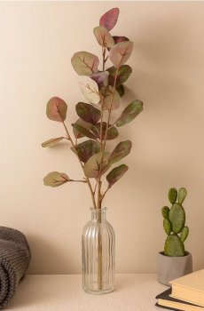 Декоративна штучна рослина - червоний