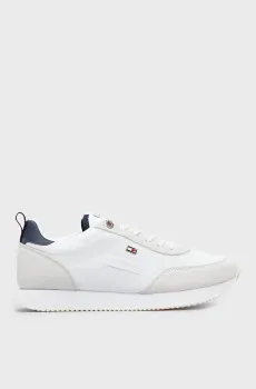 Женские белые кроссовки FLAG KNIT RUNNER Белый 37 Tommy Hilfiger FW0FW07916