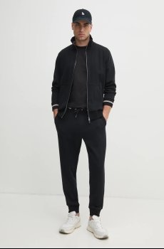 Хлопковые спортивные штаны BOSS