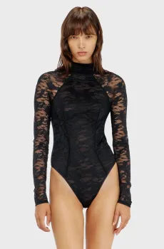 Женское черное боди VIVIAN-UTLT Черный XS Diesel A22572 0DRAK