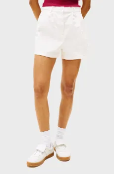 Женские белые шорты CLAIRE HR PLEATED SHORT Белый 26 Tommy Jeans DW0DW21643