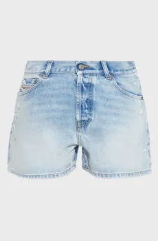 Женские голубые джинсовые шорты DE-HELIOS Голубой 27 Diesel A22266 007DM